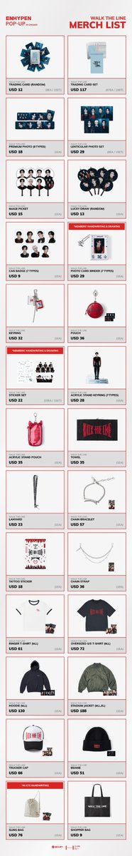 theseoulrem's tweet image. 𝐄𝐍𝐇𝐘𝐏𝐄𝐍 𝐏𝐎𝐏-𝐔𝐏 𝐢𝐧 𝐂𝐇𝐈𝐂𝐀𝐆𝐎    

📢MERCH LIST

Have a special chance to meet WALK THE LINE merch, EXCLUSIVE merch and various ENHYPEN official merch only here! It’s well worth joining us😉

🗓️2024.11.22 - 12.29  
⏰11:00 - 19:00 (CT)
📍3009 N Broadway St…