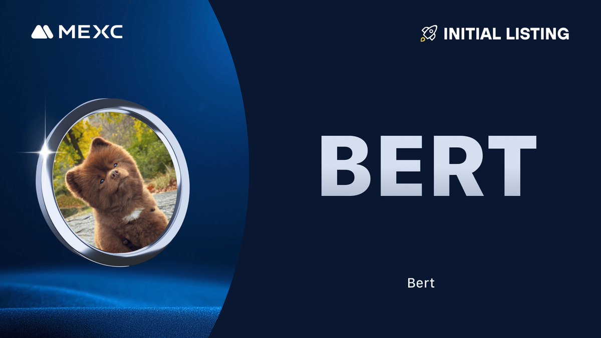 MEXC_Listings's tweet image. 🚨#MEXC New Listing Alert!

📈 $BERT/USDT will be listed in the Assessment Zone on 2024-11-15 05:00 (UTC).

@bertcoincto is a meme coin on the Solana chain.

Details: mexc.com/support/articl…