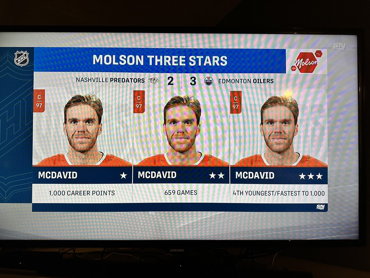 karnold70's tweet photo. ⭐️⭐️⭐️ #McDavid #Oilers https://t.co/Ski6MwCnuk