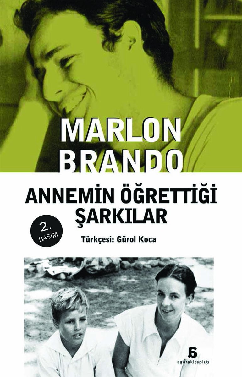 "Bu kitap benim özgürlük ilanımdır; insanların neler düşündüğü zerre umurumda değil. Yetmişimde, öncekinden fazla eğleniyorum" (Marlon Brando, "Annemin Öğrettiği Şarkılar"), % 35 indirimle agorakitapligi.com'da: agorakitapligi.com/annemin-ogrett…