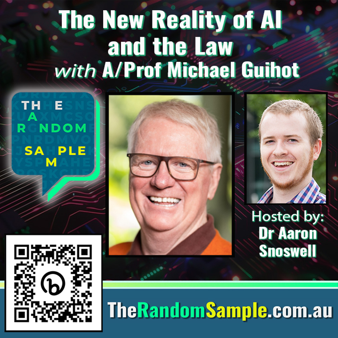 The Random Sample 🎧 (@randomsamplepod) on Twitter photo Our latest episode is out! We explore the new reality of #AI & how it's already impacting legal practice & policy. It's a fascinating discussion w <a href="/qutlaw/">QUT Law</a> A/Prof Michael Guihot & host <a href="/aaronsnoswell/">Aaron J. Snoswell, PhD</a> from <a href="/QUTDataScience/">QUT Centre for Data Science</a>. To listen, search for The Random Sample on your pod app! Our latest episode is out! We explore the new reality of #AI & how it's already impacting legal practice & policy. It's a fascinating discussion w <a href="/qutlaw/">QUT Law</a> A/Prof Michael Guihot & host <a href="/aaronsnoswell/">Aaron J. Snoswell, PhD</a> from <a href="/QUTDataScience/">QUT Centre for Data Science</a>. To listen, search for The Random Sample on your pod app!