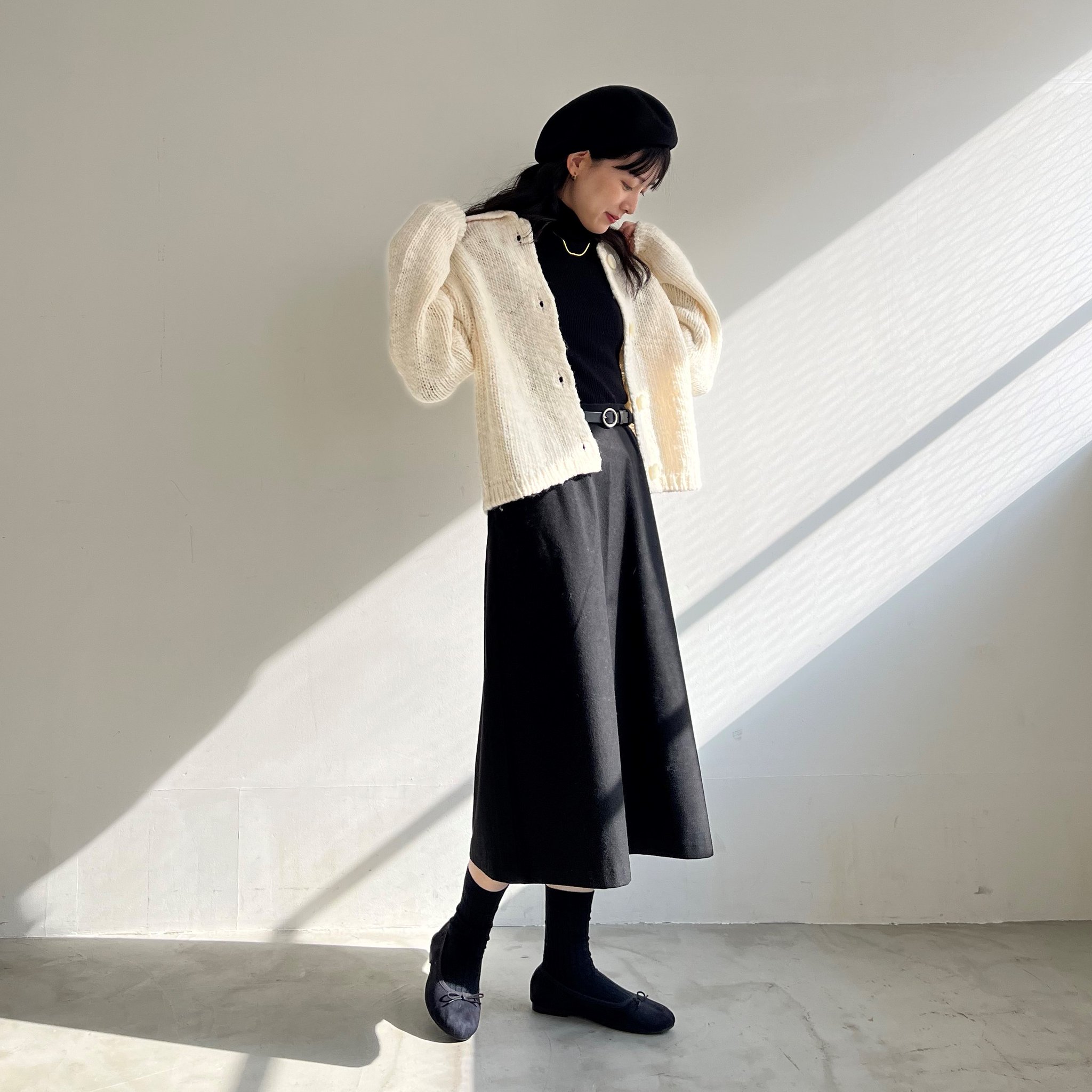 MUJI Labo 婦人　ウールローゲージ衿付きカーディガン　オフホワイト　M 無印良品 on X: 