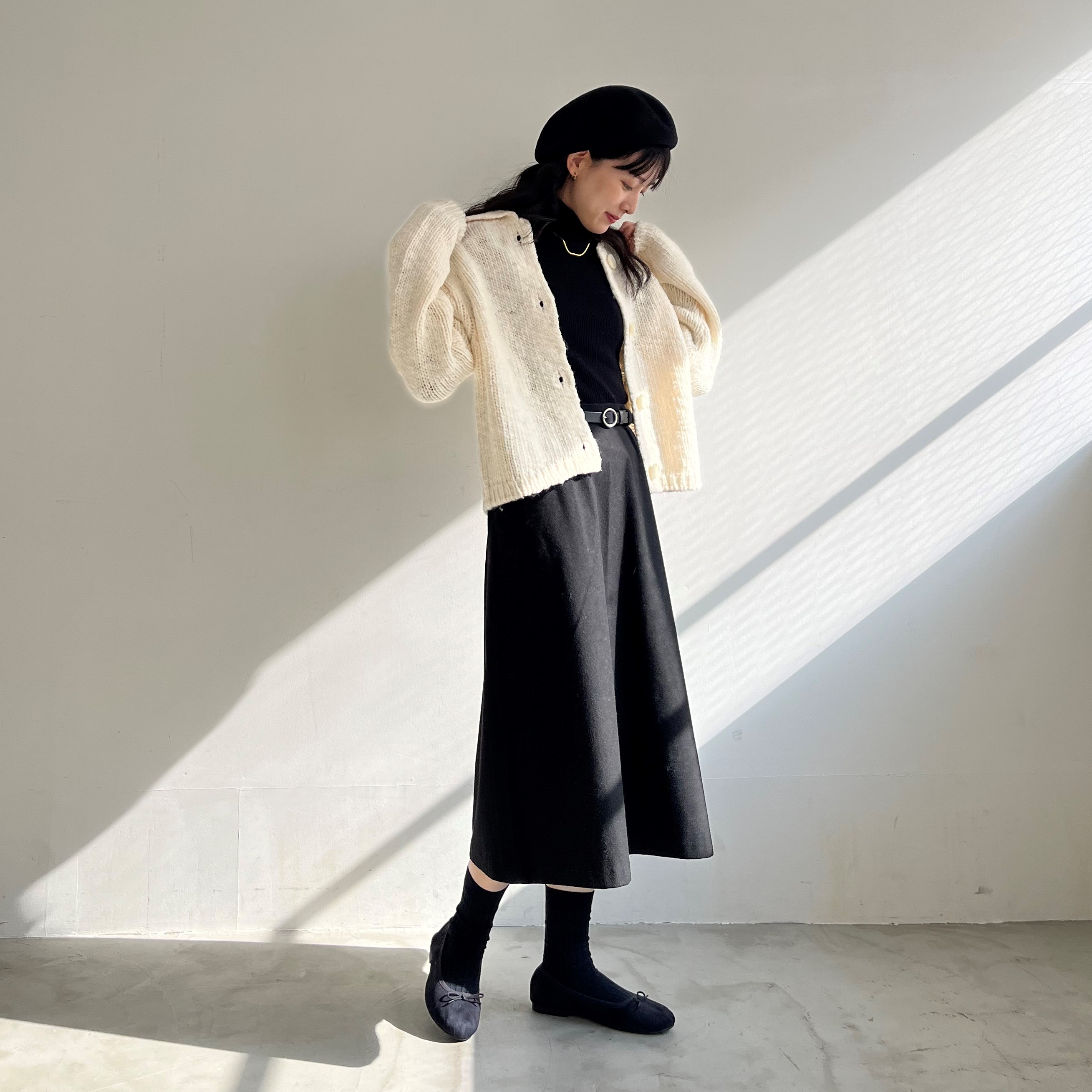 婦人 自然のまんまの色 カシミヤVネックカーディガン | 無印良品