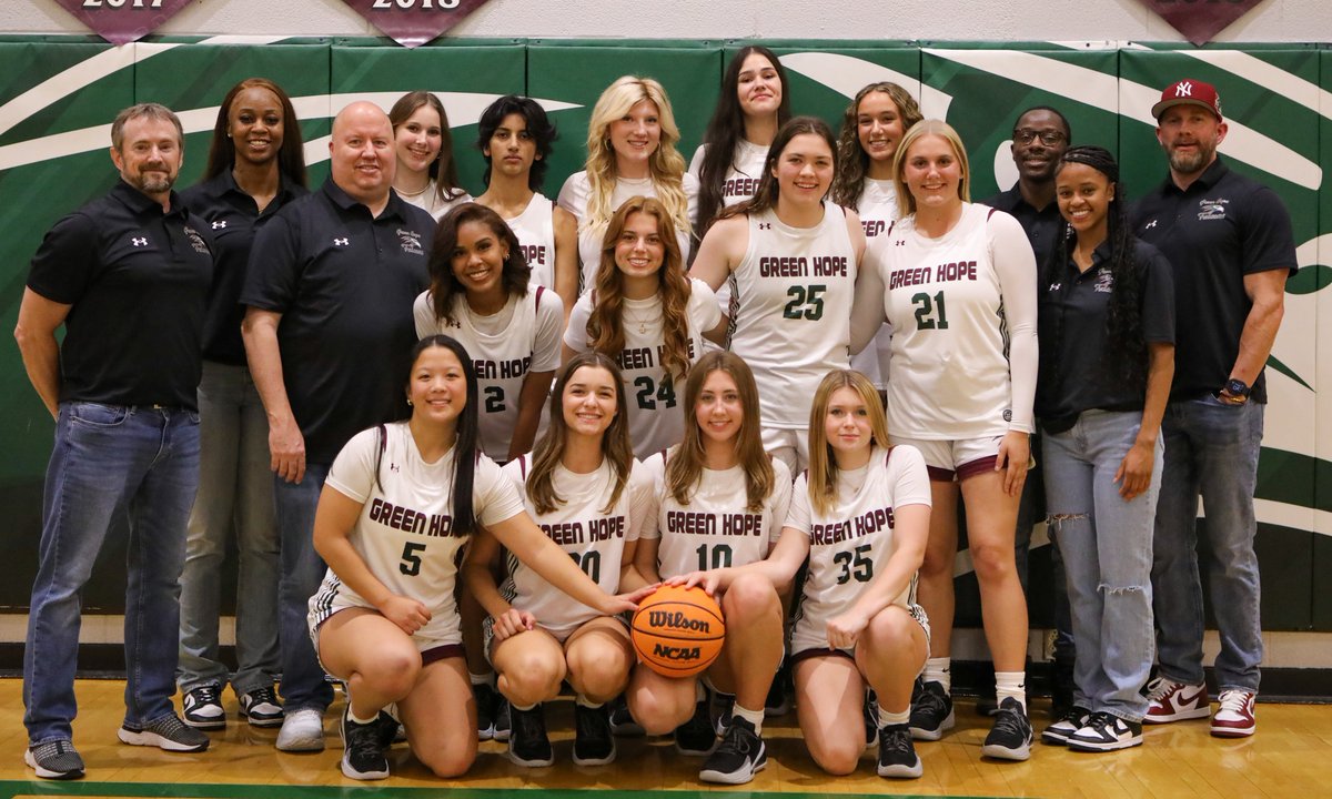 🏀💥 Get ready, Falcon fans! I'm thrilled to introduce the 2024-25 Green Hope Varsity Women's Basketball Team! 🌟 This talented group is geared up for an exciting season. 💚🦅

Let’s pack the stands.  3 minutes until game day! 🏆

#GoFalcons #GreenHopeHoops #Unstoppable