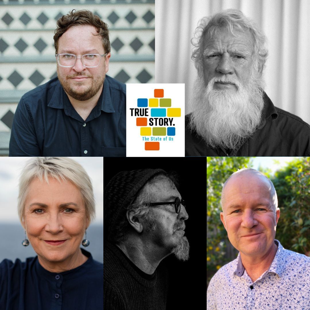 Our featured authors for tomorrow at #TrueStoryFestival...

Pre-book your Saturday day pass or single session tickets now to save! 

With RICK MORTON, BRUCE PASCOE, AILSA PIPER, JIM MOGINIE and GLEN HUMPHRIES.

events.humanitix.com/true-story-202…