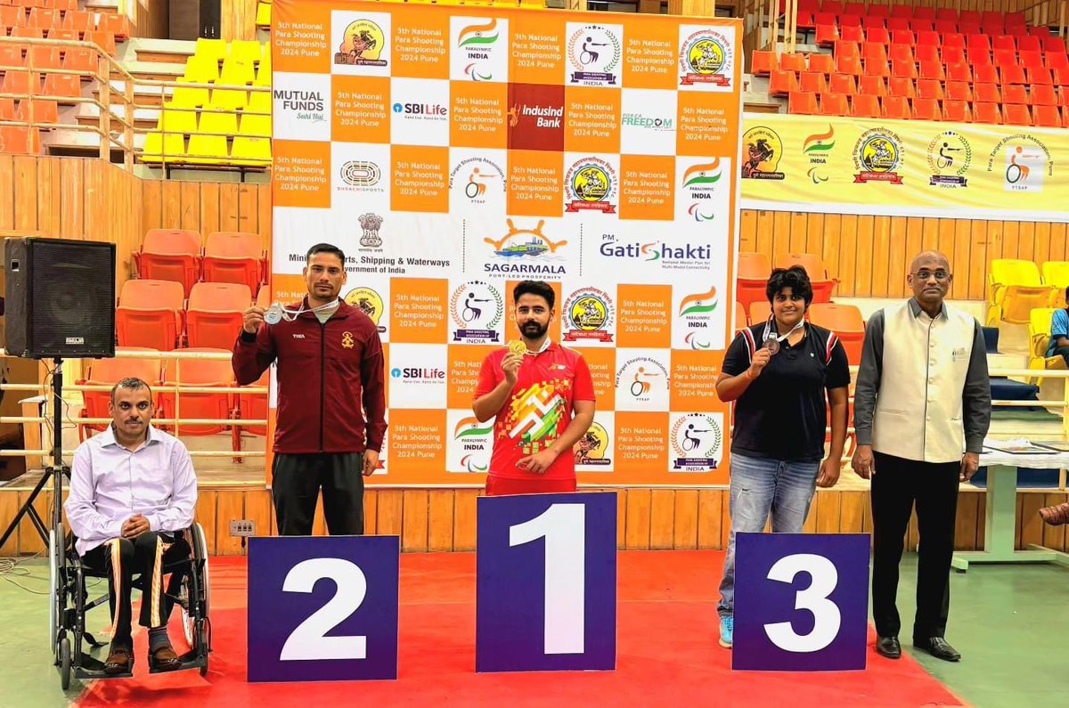 🎉 Congratulations to our champion Para shooter, Rajveer Singh Sekhon! 🥇

Rajveer has brought home the Gold Medal at the 5th National Para Shooting Championship held in Pune, Maharashtra! 🌟🏆 His hard work, determination, and dedication continue to inspire us all.
