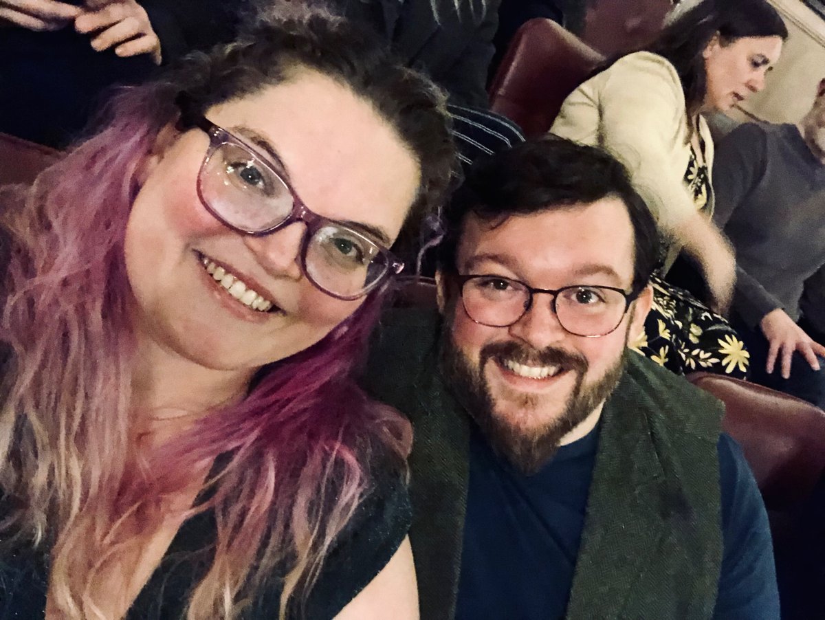 annerichmond's tweet image. Baby’s first Wicked. I had to show @Mattwilljackson the ancient texts so he can be worthy of the epic film experience to come. 🥰💚🩷