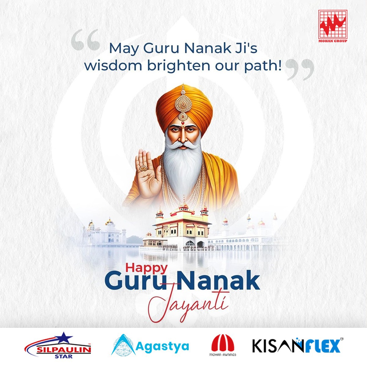 Wishing everyone a blessed Gurpurab filled with divine light and eternal blessings of Guru Nanak Dev Ji.
Happy Guru Nanak Jayanti!
#GuruNanakJayanti #Gurpurab #GuruNanakDevJi