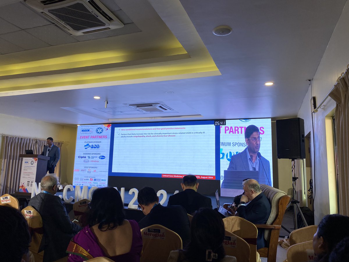 Stress Ulcer Prophylaxis at ICU. Great talk. <a href="/NSCCMOfficial/">NSCCM</a>