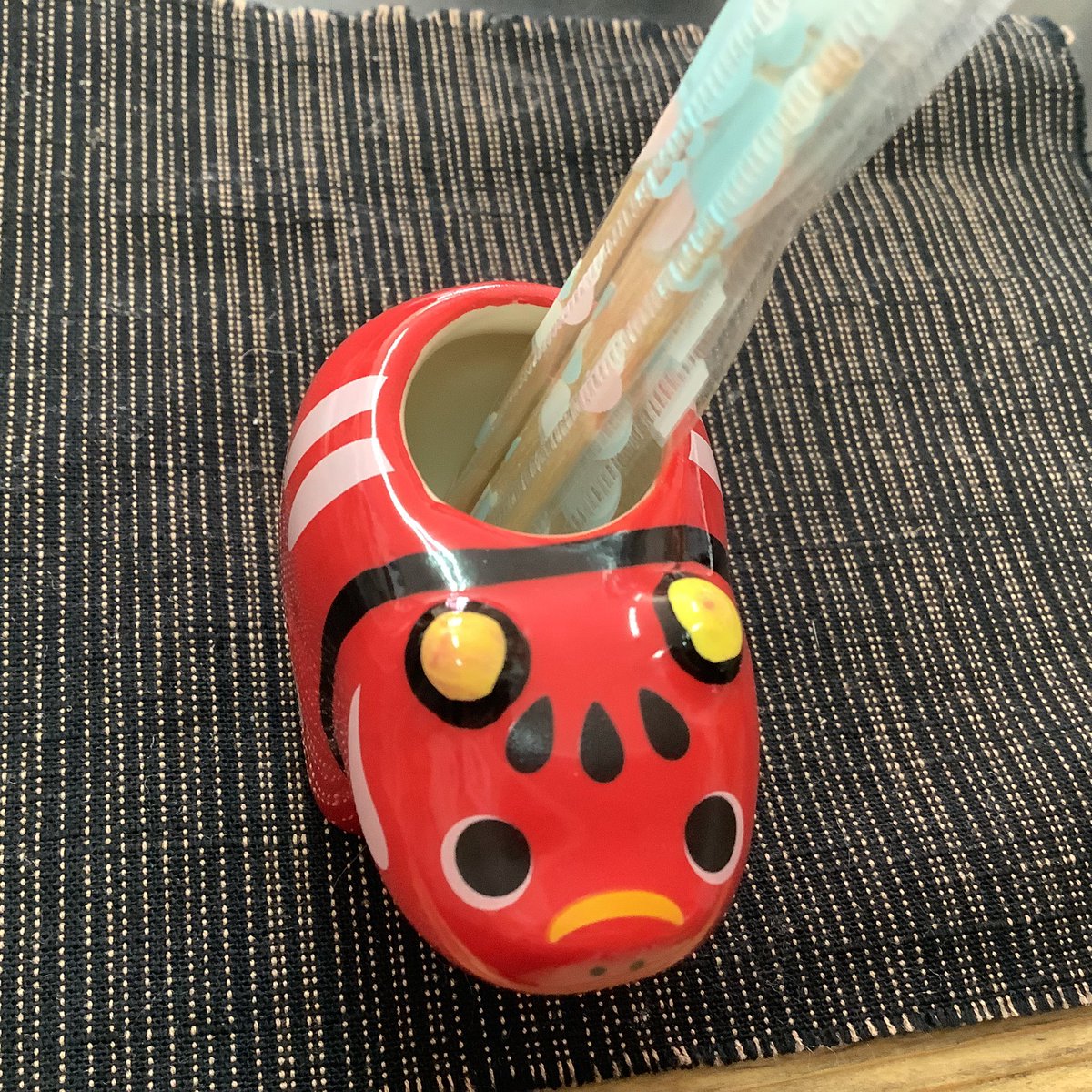 Nanukamchikanko's tweet image. 新商品🌟赤べこの楊枝入れ

#赤べこ #あかべこ #楊枝入れ #会津土産