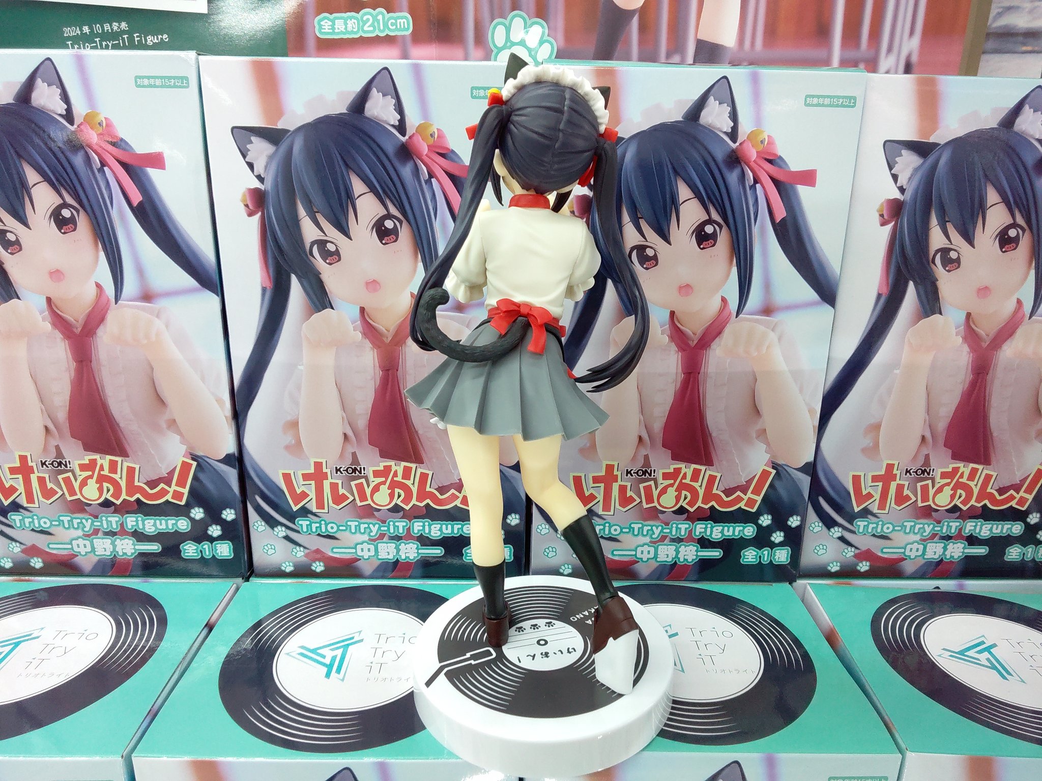 けいおん Trio-Try-iT 廻す Figure 平沢唯 中野梓 体セット