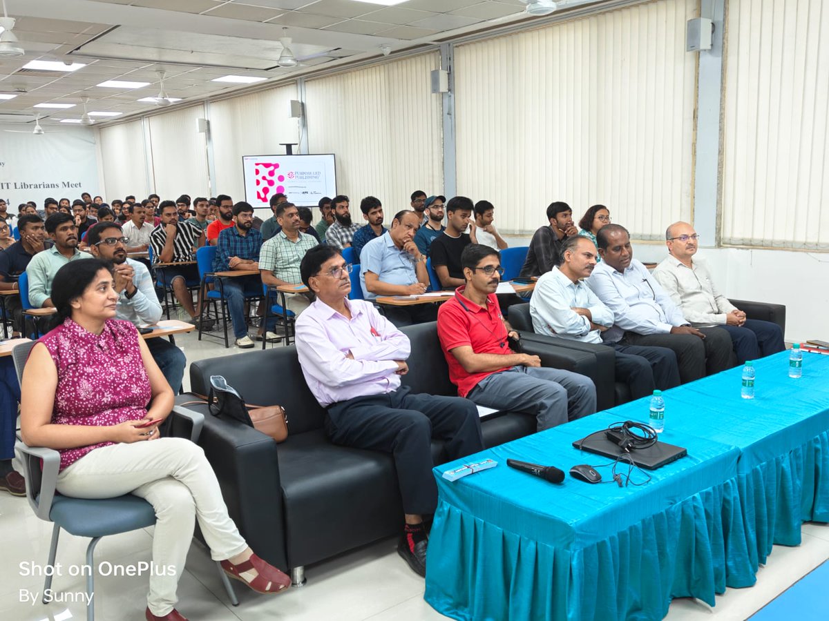 IOPPublishing's tweet image. On 5th Nov 2024, IOP Publishing hosted a successful Author Workshop at  IIT Bombay, led by Dr. Antigoni from our Bristol headquarters.
Thank you to the amazing attendees for making this event a resounding success! 
#IOPPublishing #AuthorWorkshop #IITBombay