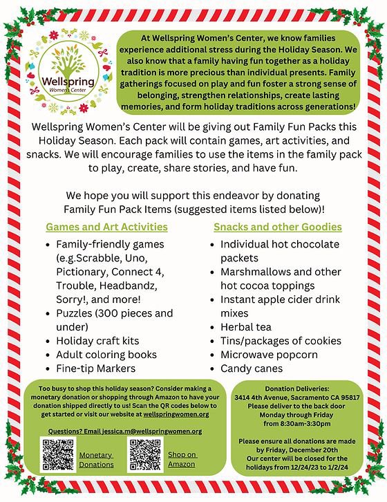 Let’s support those who can use it this holiday season!