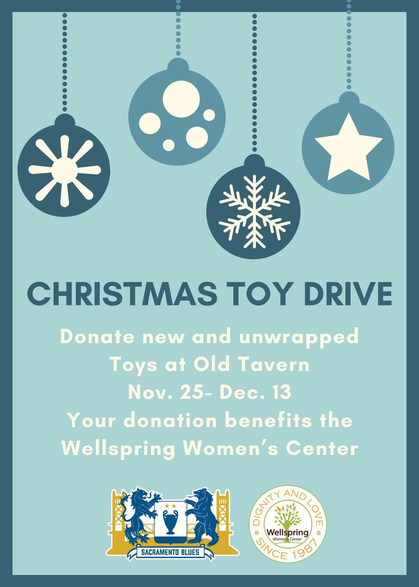 SacramentoBlues's tweet photo. Let’s support those who can use it this holiday season! https://t.co/9u8k9VPTT5