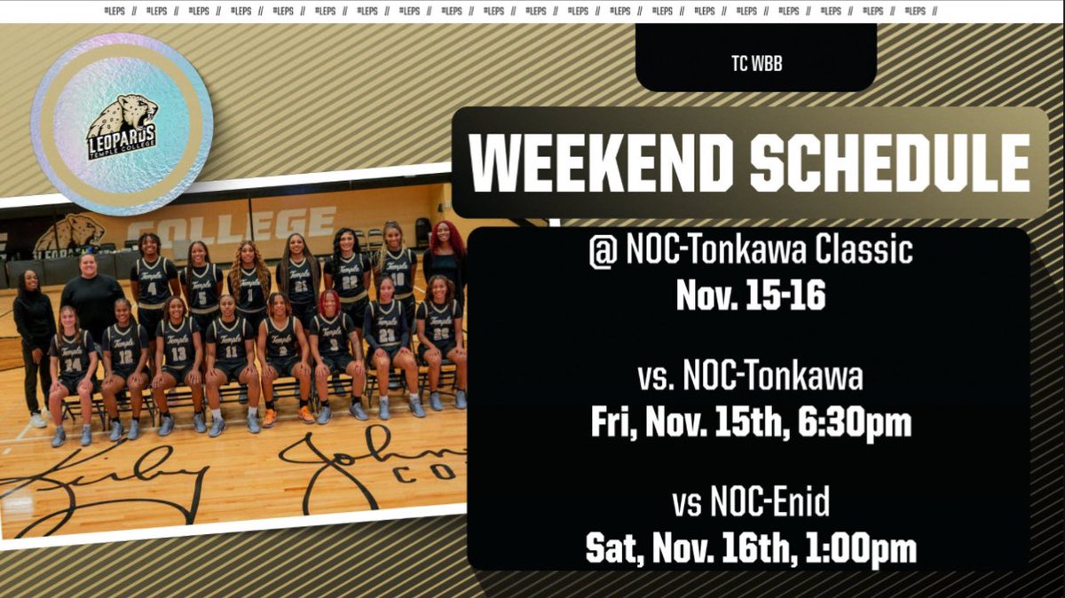 Back in action this weekend in Oklahoma💥🐆💛🖤 <a href="/TempleCollege/">Temple College</a> <a href="/TC_Athletics1/">TC Athletics</a>