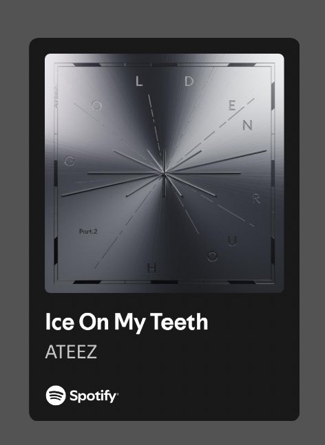 atiny_for_ateez's tweet photo. ATINY! Do this right now! 

— Manually search ‘Ateez Ice On My Teeth’ on all streaming platforms
— Copy the Title track link
— Share on SNS 

https://t.co/dxpxEWY5qs

#IceOnMyTeeth #GOLDENHOUR_Part2 #ATEEZ #에이티즈 @ATEEZofficial https://t.co/eA4LKbnneA
