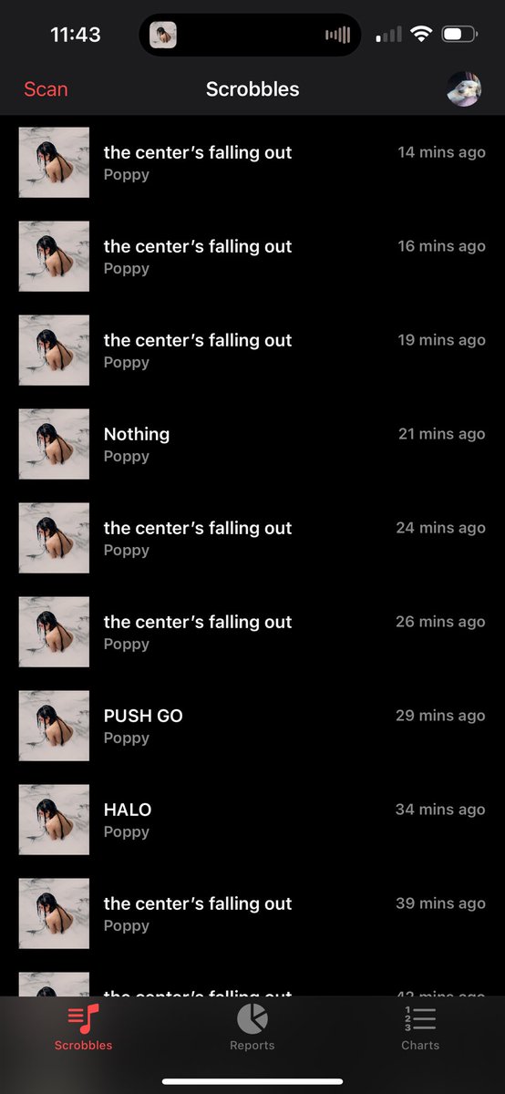 can u tell which song I like most