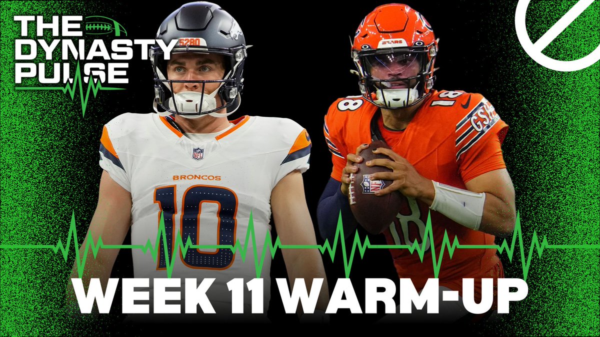 FFCanuck99's tweet image. The Dynasty Pulse Weekend Warm-up Week 11

Fantasy Injury Updates &amp;amp; Stock Watch

Join  bigz (@bigbonededFFB), Chev @Chev90  and me as we break down the latest news and fantasy football implications!

youtube.com/live/UpUbg0f0Q…

youtube.com/live/CDgf6wUGR…

@FFPlusNetwork…