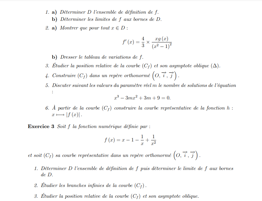 etudegenerale's tweet photo. (2 bac pc et svt)
Exercices corrigés sur l'étude des fonctions (série nº1)✍️
https://t.co/9nzFOc3FGp
#math #Maths #Mathematics #mathématiques #2bac https://t.co/ptEMUO6Uww