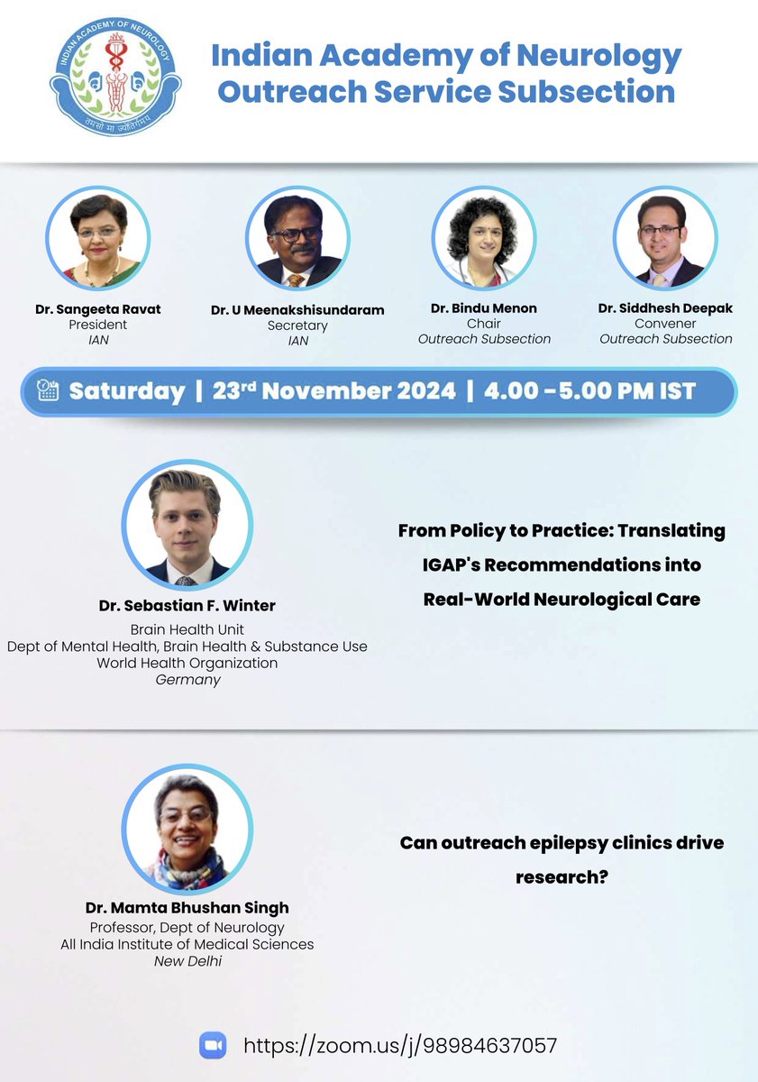 Sebastian F. Winter, MD PhD (@sebastianwinter) on Twitter photo Excited to join <a href="/neuro_ian/">Indian Academy of Neurology</a>'s webinar tomorrow to discuss <a href="/WHO/">World Health Organization (WHO)</a>'s global #neurology action plan (IGAP) and strategies to advance #brainhealth for all!🌏Thanks <a href="/bindumenon2013/">Dr Bindu Menon</a> and IAN for the kind invitation! Excited to join <a href="/neuro_ian/">Indian Academy of Neurology</a>'s webinar tomorrow to discuss <a href="/WHO/">World Health Organization (WHO)</a>'s global #neurology action plan (IGAP) and strategies to advance #brainhealth for all!🌏Thanks <a href="/bindumenon2013/">Dr Bindu Menon</a> and IAN for the kind invitation!