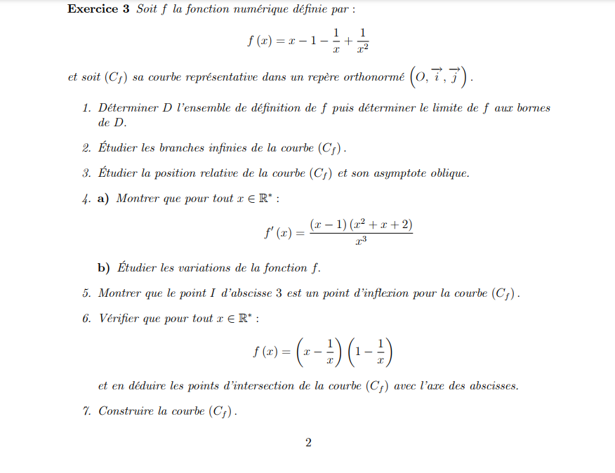 etudegenerale's tweet photo. (2 bac pc et svt)
Exercices corrigés sur l'étude des fonctions (série nº1)✍️
https://t.co/9nzFOc3FGp
#math #Maths #Mathematics #mathématiques #2bac https://t.co/ptEMUO6Uww