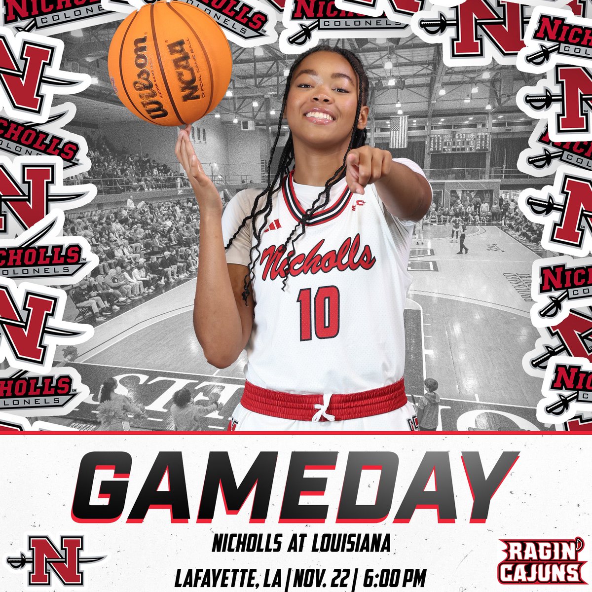 𝙂𝘼𝙈𝙀 𝘿𝘼𝙔 🏀‼️

🆚  Louisiana
⏰  6:00 PM
📍  Lafayette, La. 
📊  tinyurl.com/2c84eh6f
📺  ESPN+ 

#geauxcolonels