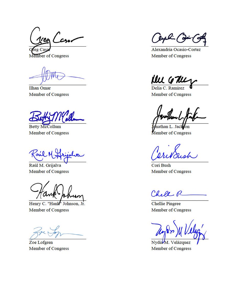 Rep. Summer Lee (@repsummerlee) on Twitter photo Discrimination under the Visa Waiver Program is unacceptable. <a href="/RepBowman/">Congressman Jamaal Bowman</a> and I are calling on <a href="/SecBlinken/">Secretary Antony Blinken</a> and <a href="/SecMayorkas/">ARCHIVED: Secretary Alejandro Mayorkas</a> to hold Israel accountable.
Every U.S. citizen deserves equal treatment—no exceptions. Discrimination under the Visa Waiver Program is unacceptable. <a href="/RepBowman/">Congressman Jamaal Bowman</a> and I are calling on <a href="/SecBlinken/">Secretary Antony Blinken</a> and <a href="/SecMayorkas/">ARCHIVED: Secretary Alejandro Mayorkas</a> to hold Israel accountable.
Every U.S. citizen deserves equal treatment—no exceptions.