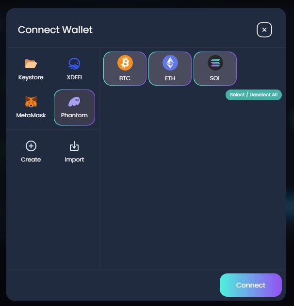 We are excited to announce the integration of 3 new wallets options on FortunaSwap.

<a href="/Ctrl_Wallet/">Ctrl Wallet ✜</a> , <a href="/MetaMask/">MetaMask.eth 🦊</a> and <a href="/phantom/">Phantom</a> ✅

<a href="/Chainflip/">CHAINFLIP LABS</a> Integration is coming next

<a href="/THORChain/">THORChain</a> and <a href="/Maya_Protocol/">Maya Protocol</a> Integrations have been shipped 🚢

Swap now at: app.fortunaswap.finance