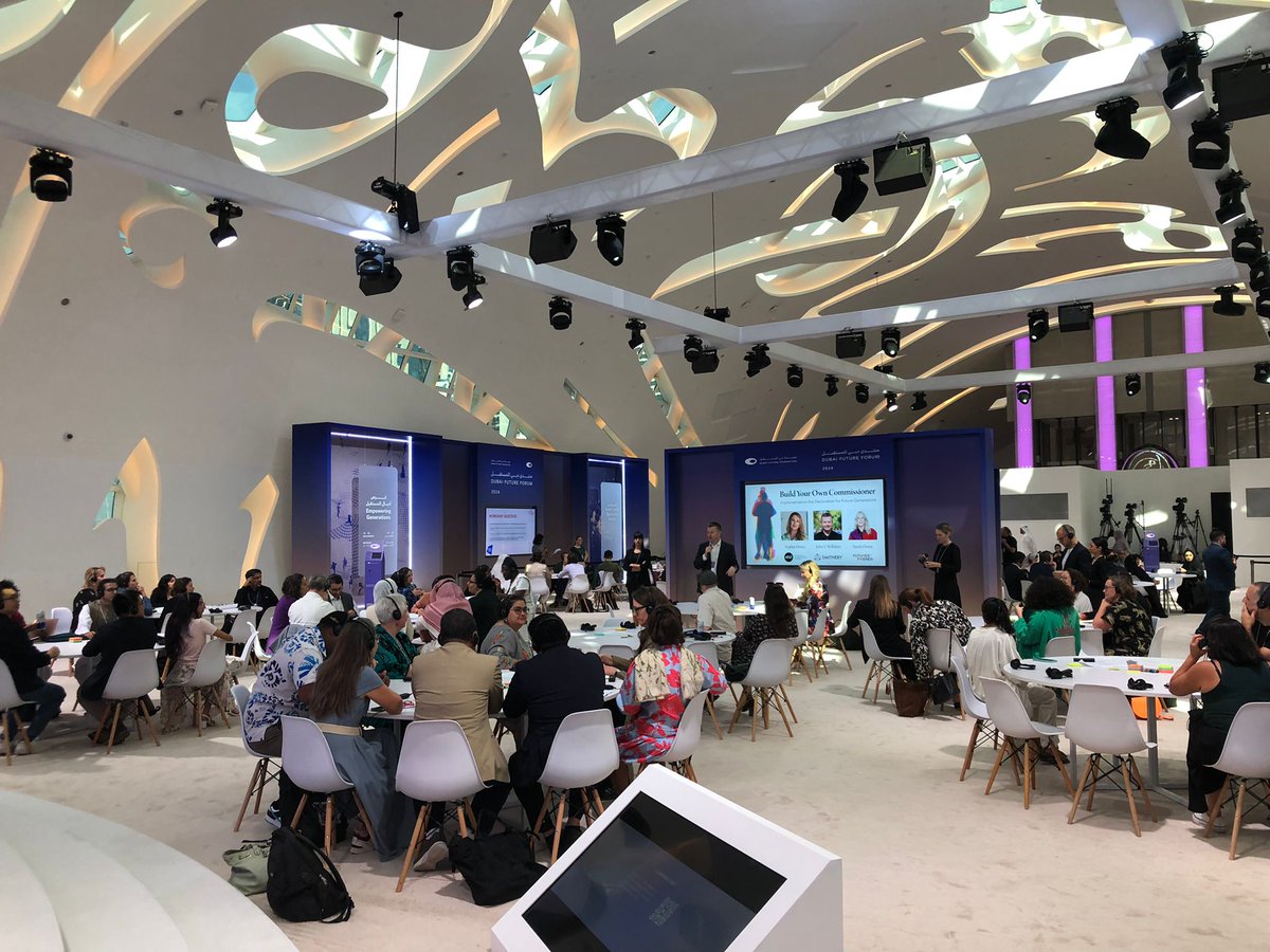 SOIFutures's tweet photo. Amazing session at the Dubai #FutureForum2024: ‘Build Your Own #FutureGenerations Commissioner’! Our workshop focussed on bringing Future Generations Commissioners to life and exploring how to design mechanisms to support and hold governments accountable #DFF2024 https://t.co/2TdtEKX3y7