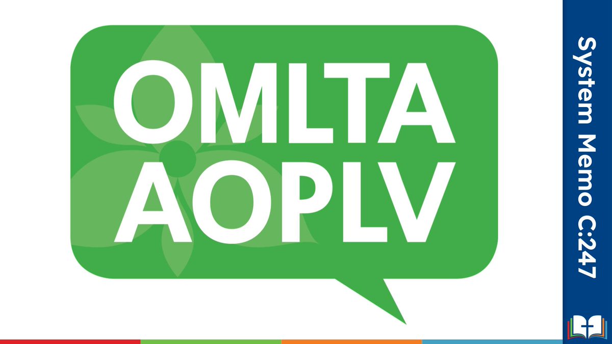 Attention FSL teachers! The Ontario Modern Language Teachers’ Association (OMLTA) is hosting their 2025 Spring Conference on April 4 &amp; 5, 2025. Registration opens today (spots are limited). Refer to System Memo C:247 for more information. #ycdsbfsl