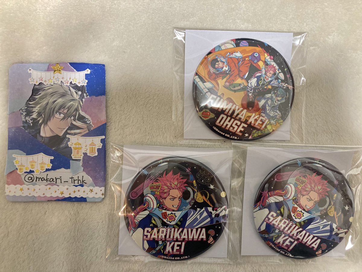 【交換】カリスマ 3周年 カフェ ポップアップ 缶バッジ

譲：猿川2、ふみや＆慧＆大瀬1

求：天彦1、理解1、天彦＆理解1

都内手渡し＞郵送

検索よりお気軽にお声掛けください！