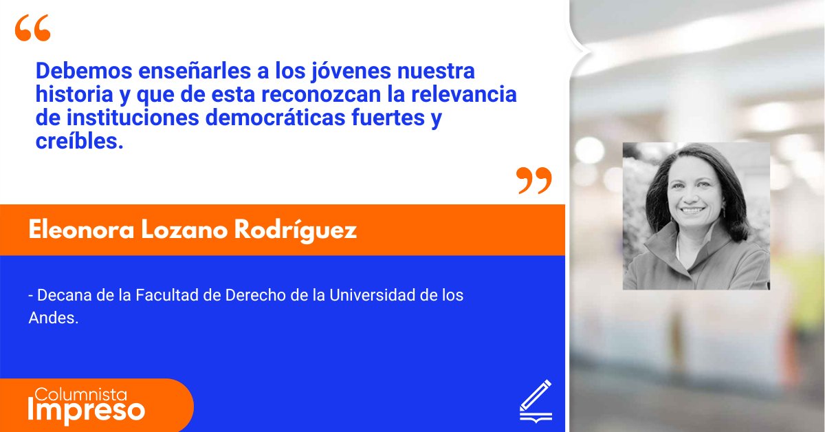 Ámbito Jurídico (@ambitojuridico) on Twitter photo La defensa de la democracia y el rol de la educación <a href="/Lozanoeleonora/">Eleonora Lozano Rodríguez</a> tinyurl.com/249l65dz La defensa de la democracia y el rol de la educación <a href="/Lozanoeleonora/">Eleonora Lozano Rodríguez</a> tinyurl.com/249l65dz