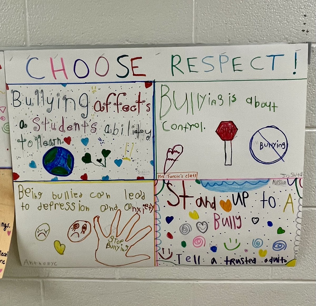 Bullying Awareness &amp; Prevention Posters <a href="/PeterandPaulCS/">Sts. Peter and Paul Elementary School</a> 
#ChooseRespect