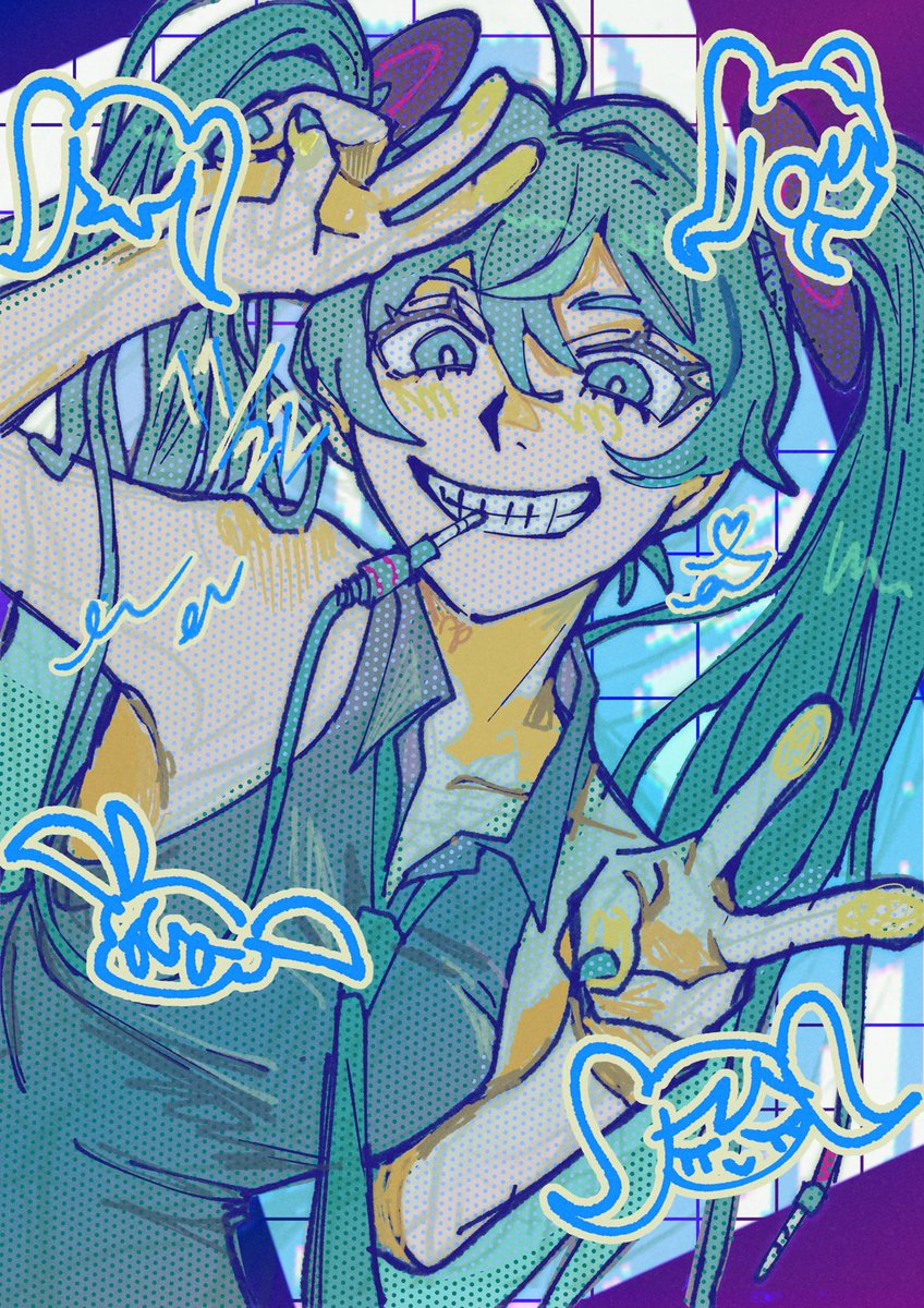 #いいツインテールの日
#初音ミク
滑り込み！！！！！