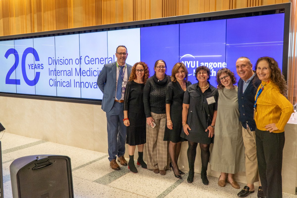 🎉 This week, we celebrated 20 years of excellence at the Division of General Internal Medicine &amp; Clinical Innovation (DGIMCI) <a href="/nyulangone/">NYU Langone Health</a>! 🌟 Hosted by Steven B. Abramson, MD, Chair of the Department of Medicine, and Sondra Zabar, MD, (<a href="/SandyZabarMD/">Sandy Zabar</a>) Director of DGIMCI, the