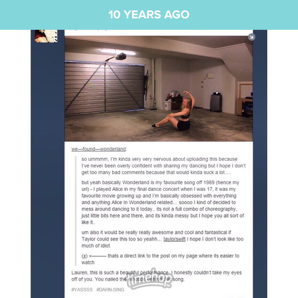 Nov 22, the day Taylor saw my dance to Wonderland and now 10 years to the day I’m seeing her TONIGHT! <a href="/taylorswift13/">Taylor Swift</a> <a href="/taylornation13/">Taylor Nation</a> I’m not saying Wonderland should be a surprise song butttt… SEE YOU TONIGHT FROM THIRD ROW DIAMOND 😭 #TSErasTourToronto