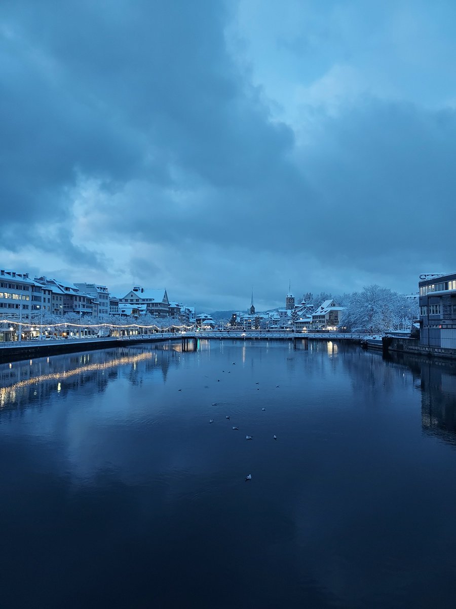 KD_Wallington's tweet photo. Winter has arrived in Zurich! https://t.co/XCw1V5CK8B