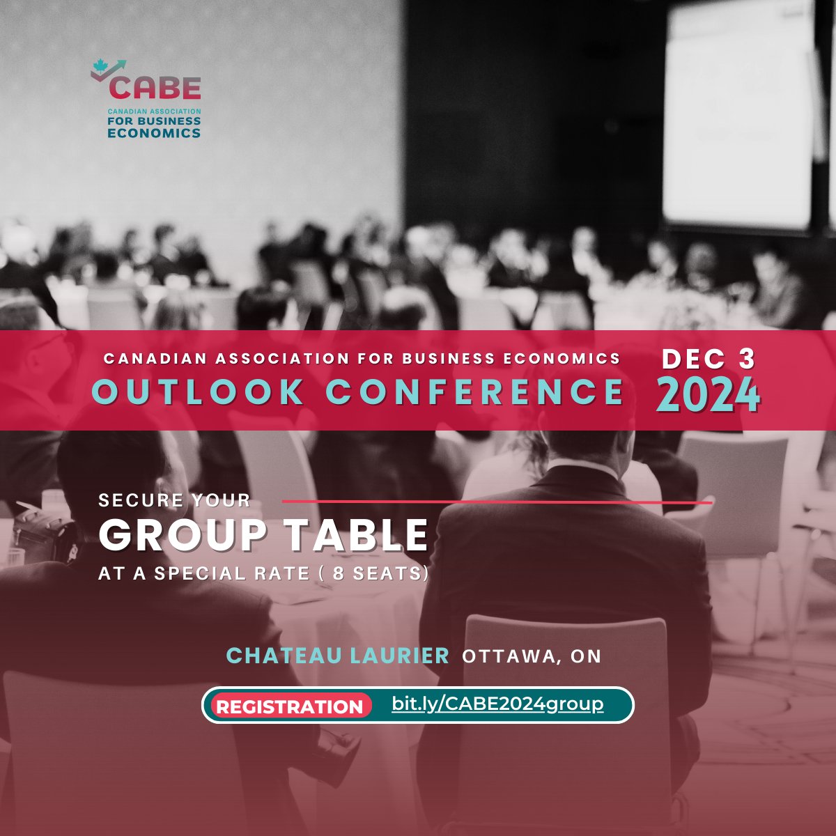 Planning to attend our conference with your team? Take advantage of our discounted GROUP RATE for tables of 8 people!

👉 REGISTER NOW:  bit.ly/CABE2024group
Don't wait—spaces are limited!  #cdnecon #CABE2024