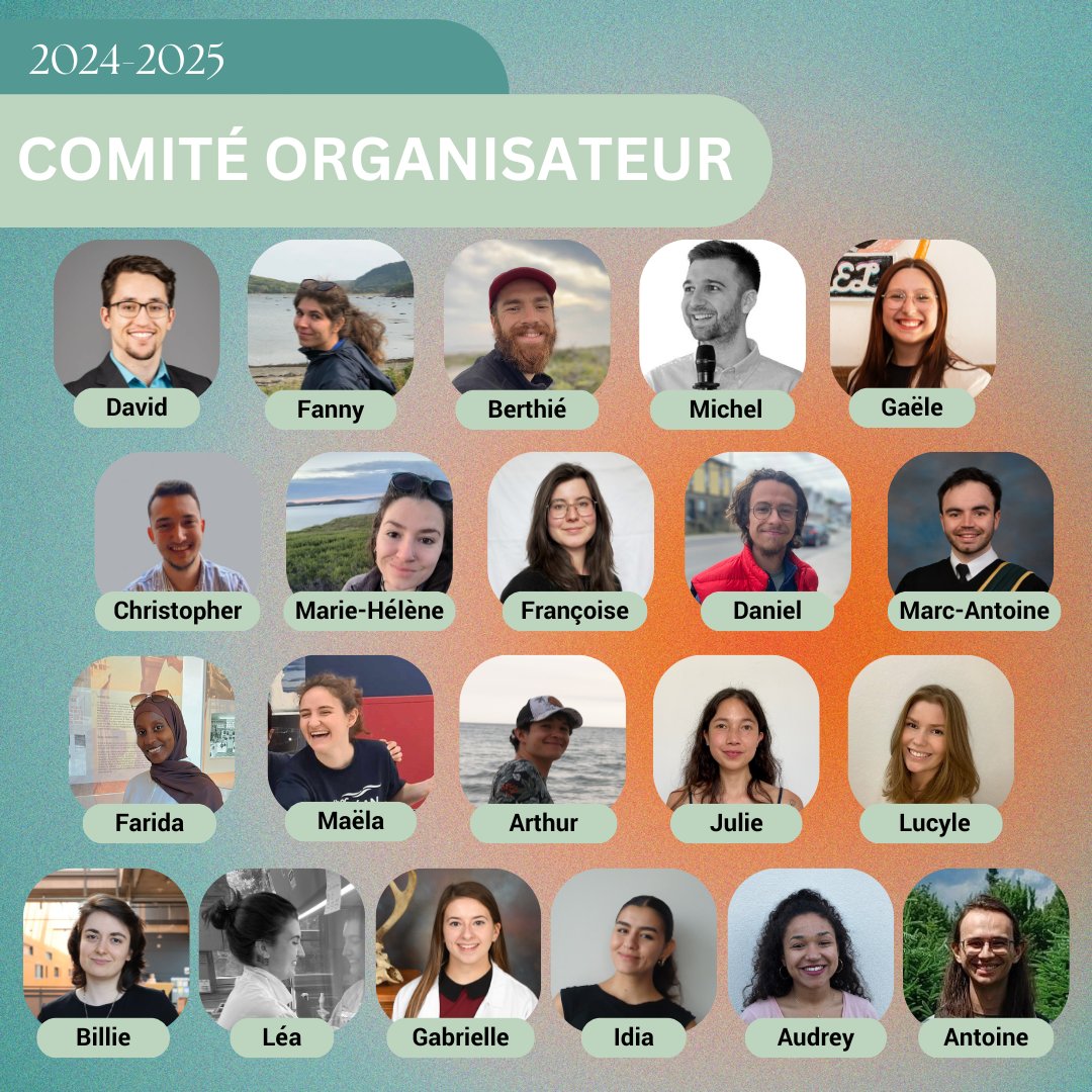 📣 Voici le comité organisateur de l’édition 2025 du ComSciCon-Qc!

📱Restez connectés pour ne rien manquer de nos actualités!