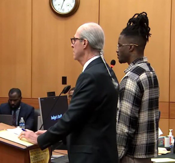 's tweet image. Is Nichols the only codefendant that kept his integrity and stood tall?:
No prior get out jail free card 
No interrogation tapes
No police statements
Non damaging plea deal. 

Shout out Harvey &amp;amp; Qua
#ysltrial #ysl