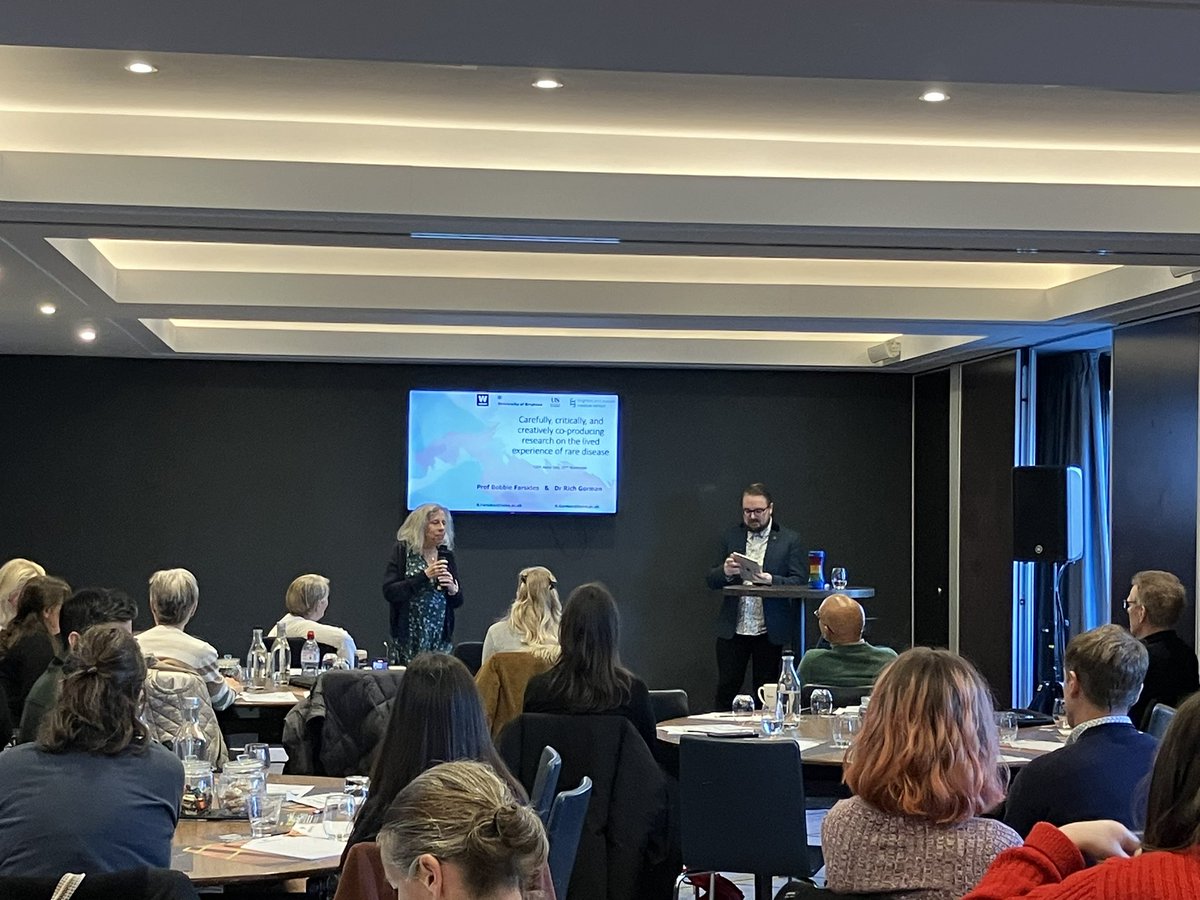 MasseyDeeptima's tweet photo. One of the talks in the afternoon session was by @SustainableRich sharing the outcomes of his research on lived experience of rare disease and the importance of patient voices
@Ethixbird @BSMSMedSchool https://t.co/hvozEta7c9