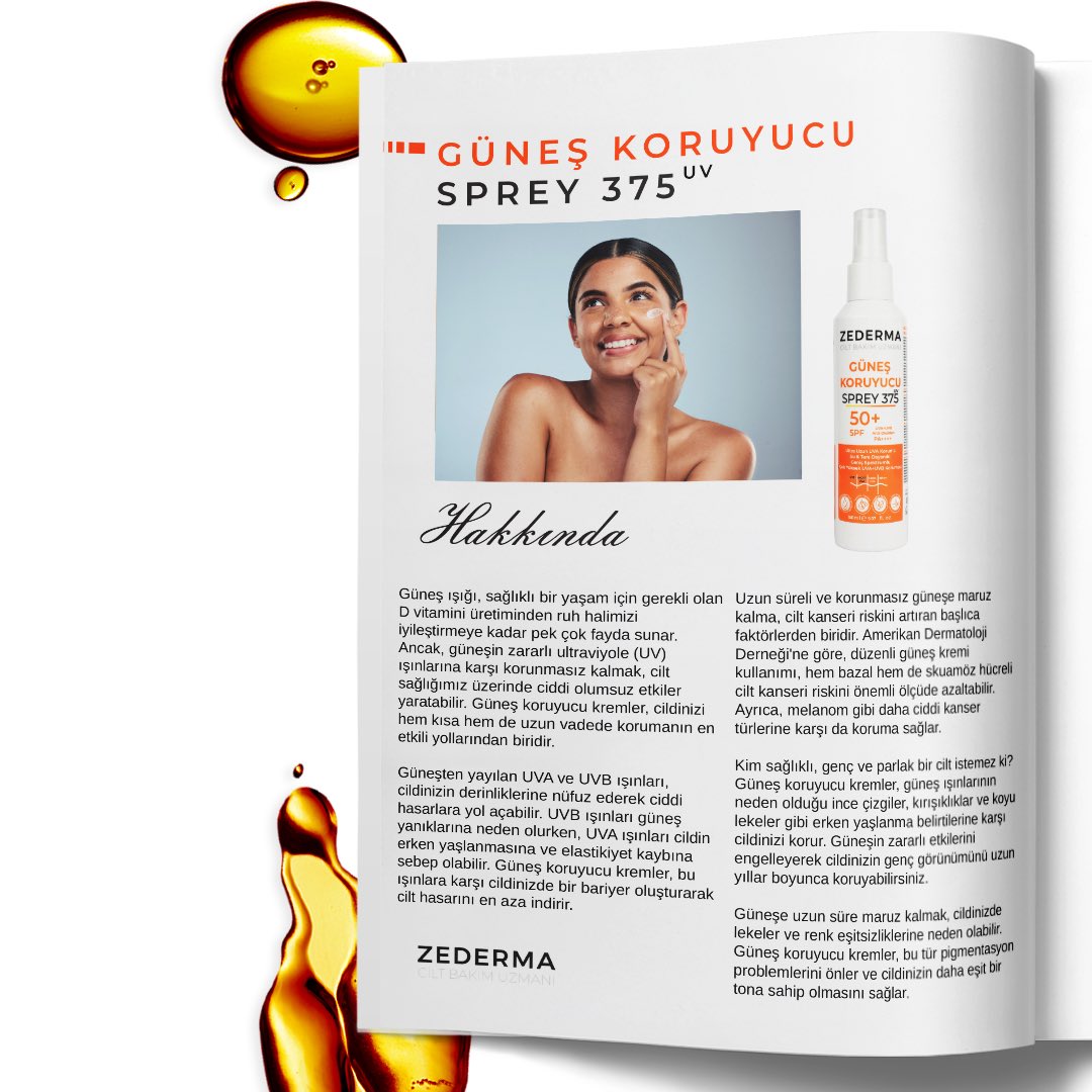 ☀️ Cildinizi Güneşin Zararlı Etkilerine Karşı Koruyun!

Güneş ışığı, hayatın enerjisi olsa da cildiniz için bazen zararlı olabilir. Güneş koruyucu kremimizle cildinize en iyi korumayı sağlamak artık çok kolay! 💛

🌿 Güçlü Koruma: UVA ve UVB ışınlarına karşı etkili formülüyle