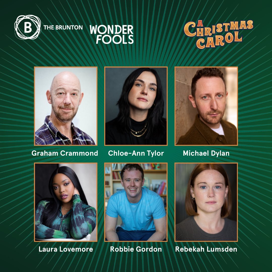 Wonder Fools (@wonder_fools) on Twitter photo 📣 Meet the cast of A CHRISTMAS CAROL 🎄
We are thrilled to be working with these incredibly talented actors for our panto who will be joined by a brilliant chorus of local, young performers.
🎟️ Tickets: thebrunton.co.uk
<a href="/TheBrunton/">The Brunton</a> in association with Wonder Fools 📣 Meet the cast of A CHRISTMAS CAROL 🎄
We are thrilled to be working with these incredibly talented actors for our panto who will be joined by a brilliant chorus of local, young performers.
🎟️ Tickets: thebrunton.co.uk
<a href="/TheBrunton/">The Brunton</a> in association with Wonder Fools
