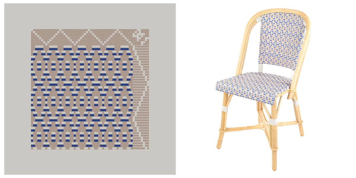 Digital to → Physical

We love the soft understated tones of this new Enlace bistro chair, based on token #4 from the <a href="/brtmoments/">Bright Moments</a> collection by @arandalasch. 

Produced in partnership with @artblocksengine.

Lucky owner <a href="/Mo_RELS/">Mo</a> 💫