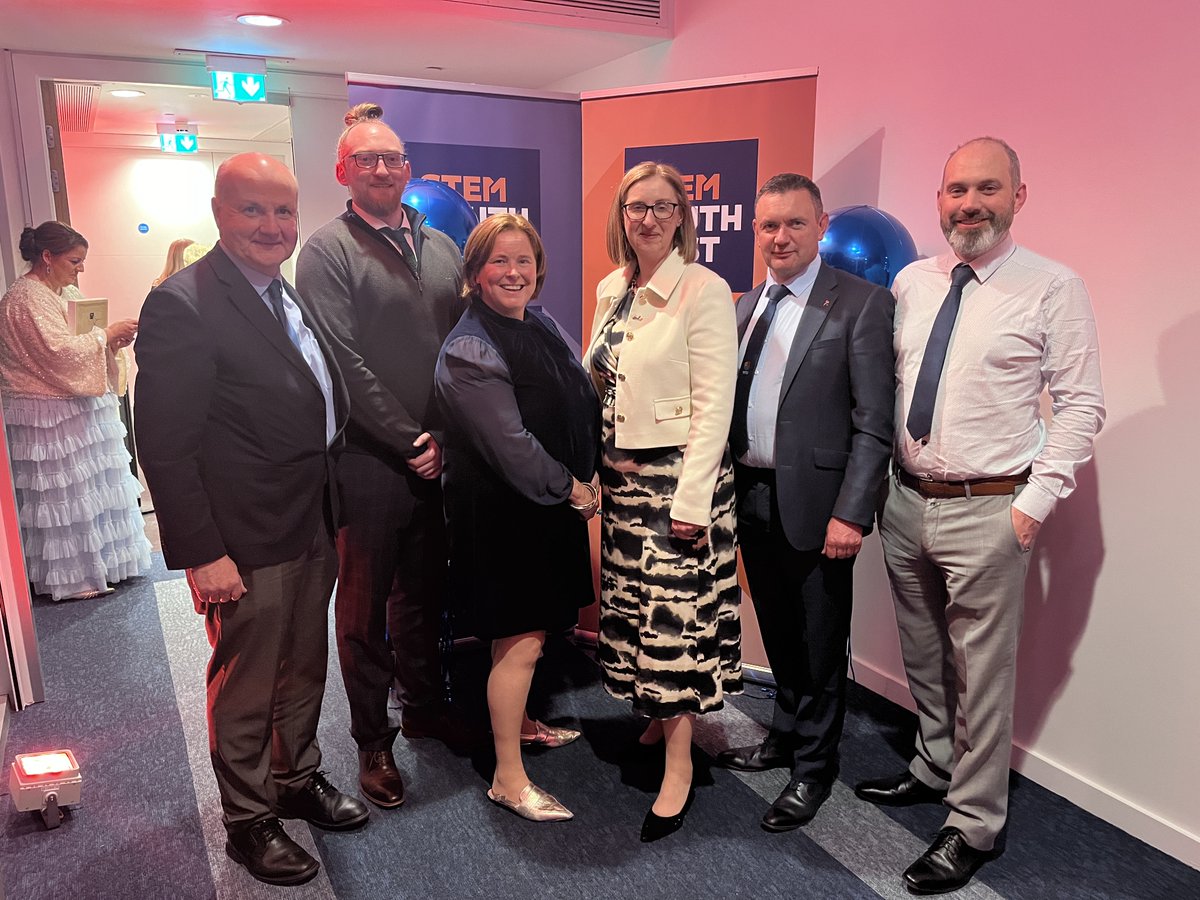 Wonderful evening last night at Cork's County hall, celebrating being shortlisted for a STEM South West award for advancing cybersecurity and promoting STEM through education, outreach, and public engagement. 

This is truly a testament to the hard work of our Cyber Skills team.