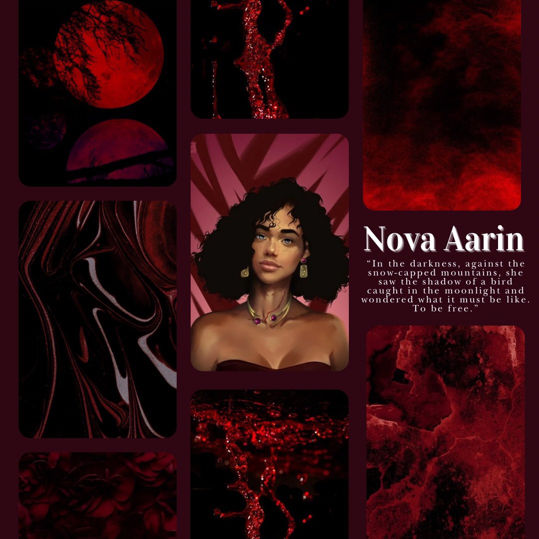 “In the darkness, against the snow-capped mountains, she saw the shadow of a bird caught in the moonlight and wondered what it must be like. To be free.”

Announcement 12/1/24. 
🖼️ done by the amazing <a href="/emcaysea/">Marina Charalambides</a>