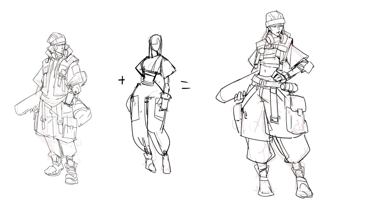 CiYishu's tweet image. quick guide on using an aspect from a reference but not copying them directly