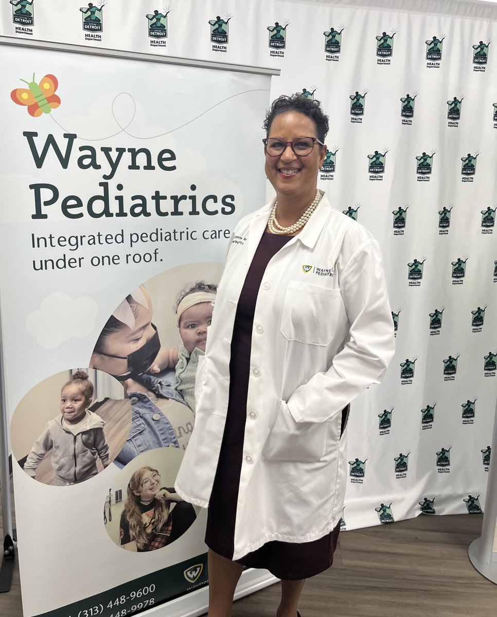 PediatricsWayne's tweet photo. Dr. Lynn Smitherman represented Wayne Pediatrics during the Rides to Care press conference, highlighting the importance of doctors’ visits during the first year of life.

#WaynePediatrics #RidestoCare #Detroit https://t.co/sedU1ev1N1