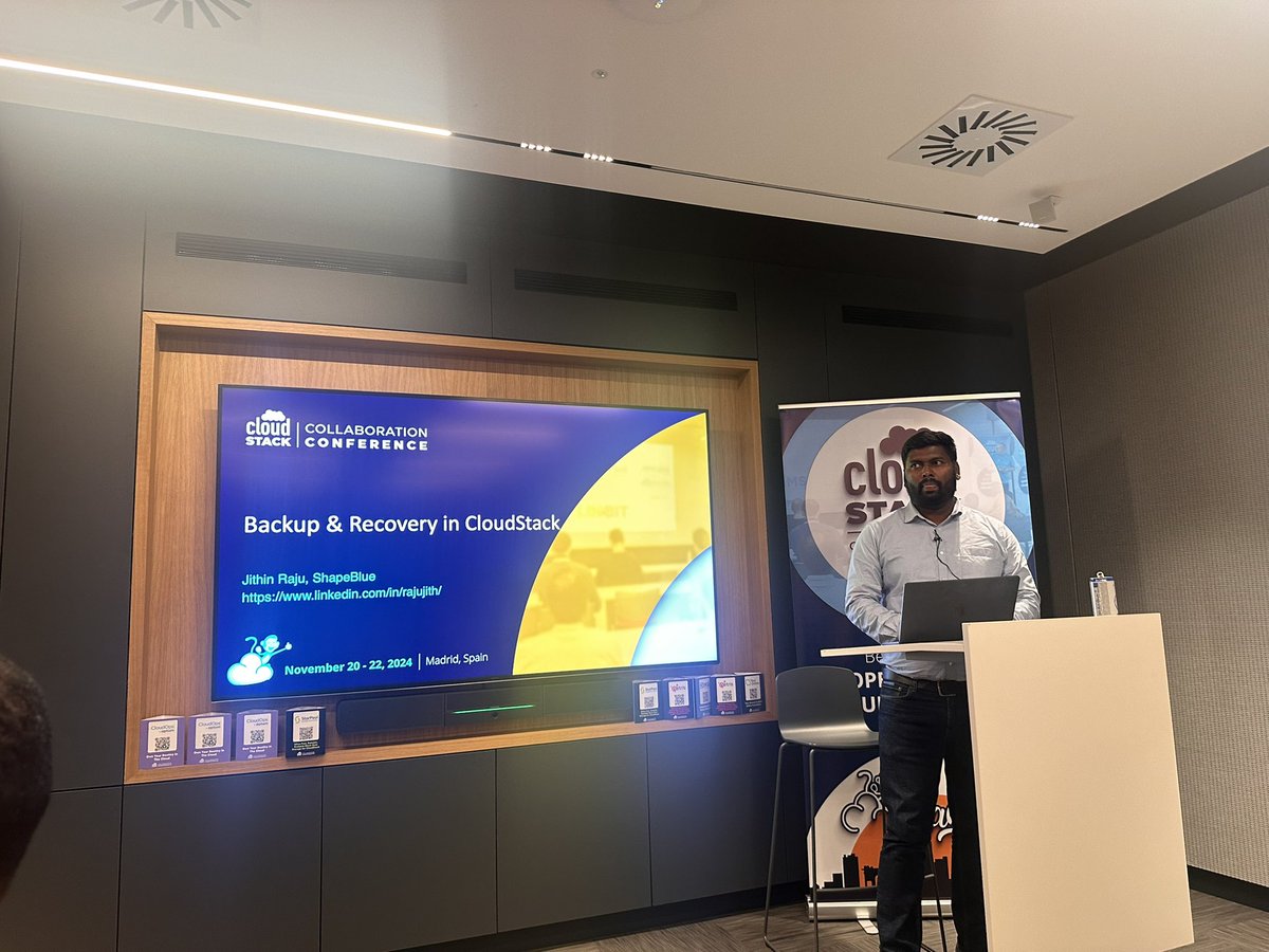 kiranchavala's tweet image. Backup are a critical  part of a infrastructure environment 

The new feature of Cloudstack  + kvm native backup  offer a good solution @iamJithinRaju  #cscollab2024 #cloudstack