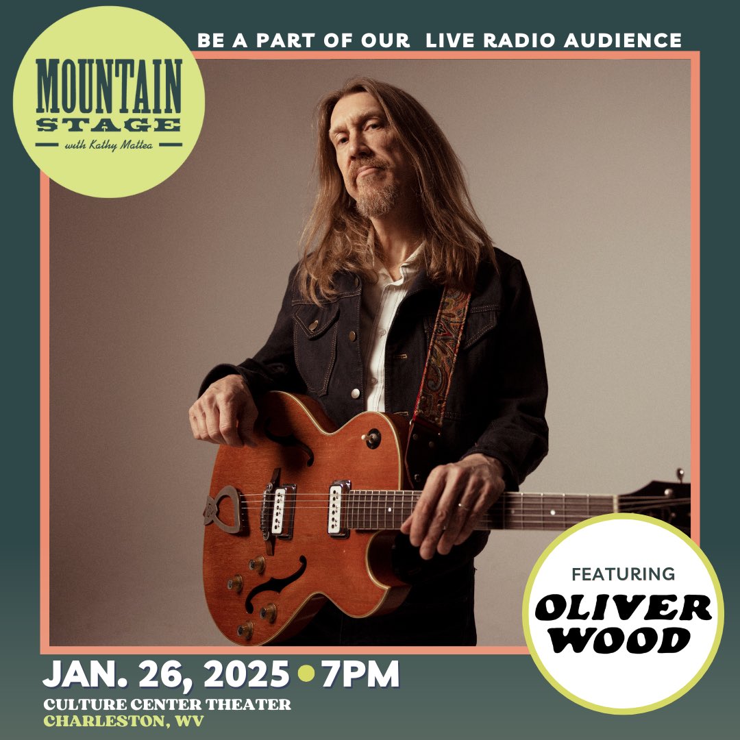 Oliver Wood (@oliverwoodmusic) on Twitter photo In addition to my January shows with <a href="/LanghorneSlim/">Langhorne Slim</a>, I'll also be performing solo at <a href="/MountainStage/">Mountain Stage</a> on 1/26. Very excited to join this lineup! Tickets are already on sale, grab them now at oliverwoodmusic.com.
#OliverWoodLive #MountainStage #LiveMusic2025 In addition to my January shows with <a href="/LanghorneSlim/">Langhorne Slim</a>, I'll also be performing solo at <a href="/MountainStage/">Mountain Stage</a> on 1/26. Very excited to join this lineup! Tickets are already on sale, grab them now at oliverwoodmusic.com.
#OliverWoodLive #MountainStage #LiveMusic2025
